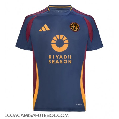 Camisa de Futebol AS Roma Equipamento Alternativo 2024-25 Manga Curta